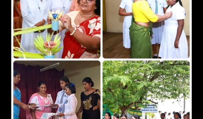 Badge awarding ceremony of environmental society 